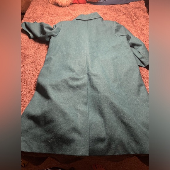 Elegant Teal Women's Coat - Picture 6 of 12